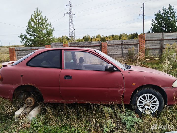 Hyundai Accent 1.5 МТ, 1997, битый, 670 000 км