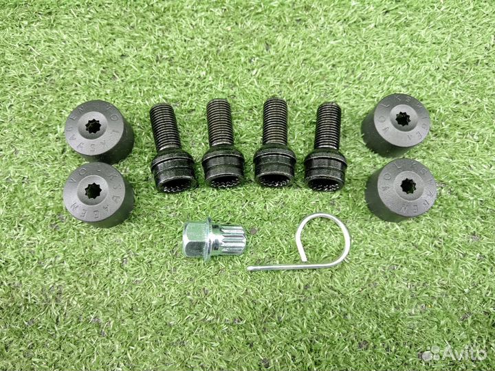 Болты колесные комплект секретки Audi VW VAG