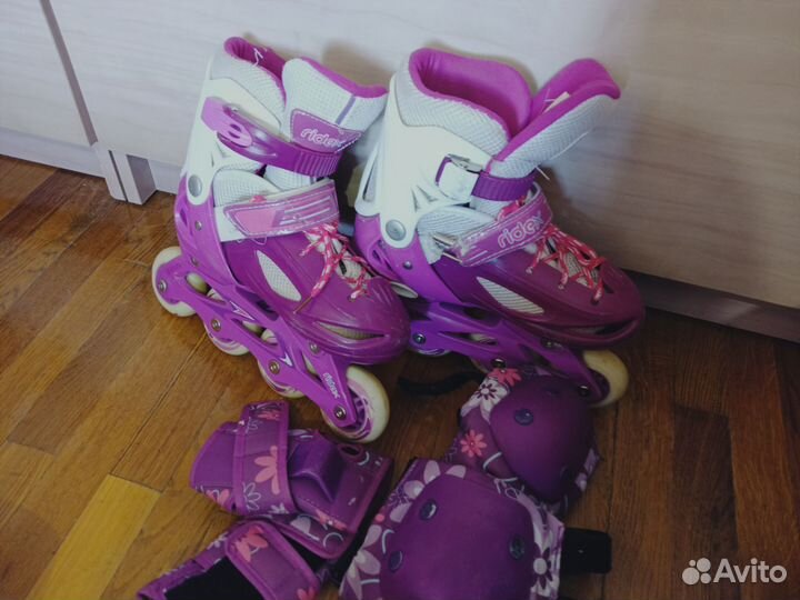 Роликовые коньки детские раздвижные