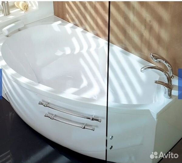 Ванна Аура 170 см литьевый мрамор Цвет и Стиль