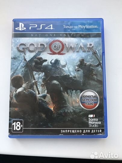 Диски для ps5 God of war 4