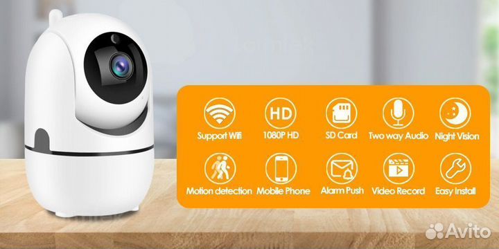 NEW Видеонаблюдение №1 Wifi камера внутренняя, вид