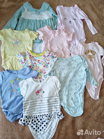 Вещи пакетом на девочку 80 -92