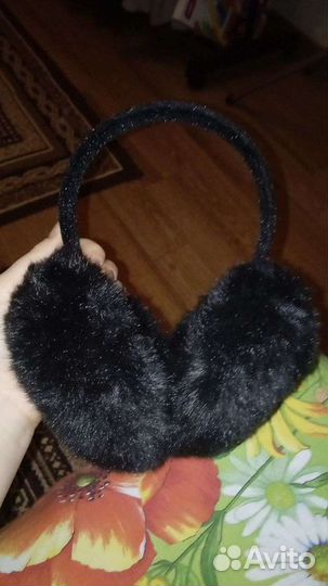 Зимние меховые наушники