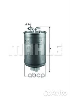 Фильтр топливный, VW LT 2.5 KL41 Mahle/Knecht