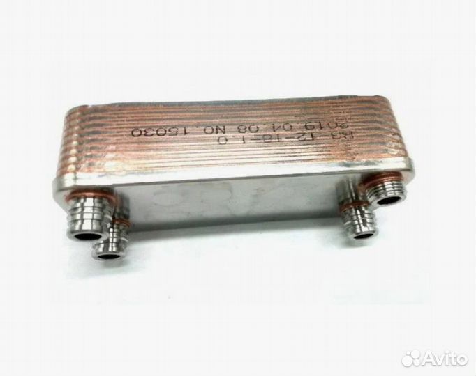 Теплообменник гвс HR 18 пластин Vaillant Turbomax