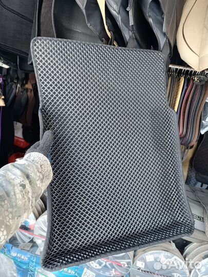 Эва коврики с бортами передние ока