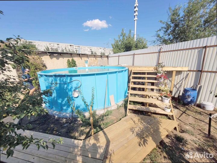 Бассейн круглый пластиковый от производителя