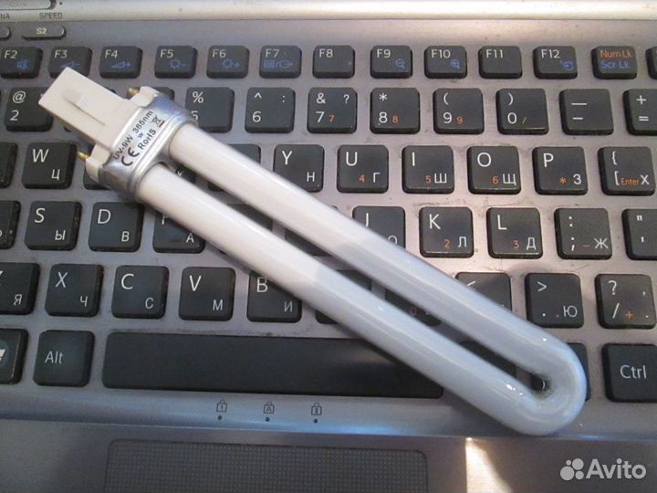 Лампа ультрафиолетовая UV-9W 9 ватт 365 нм