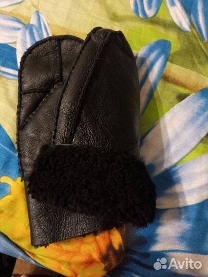 Варежки мужские дублёночные