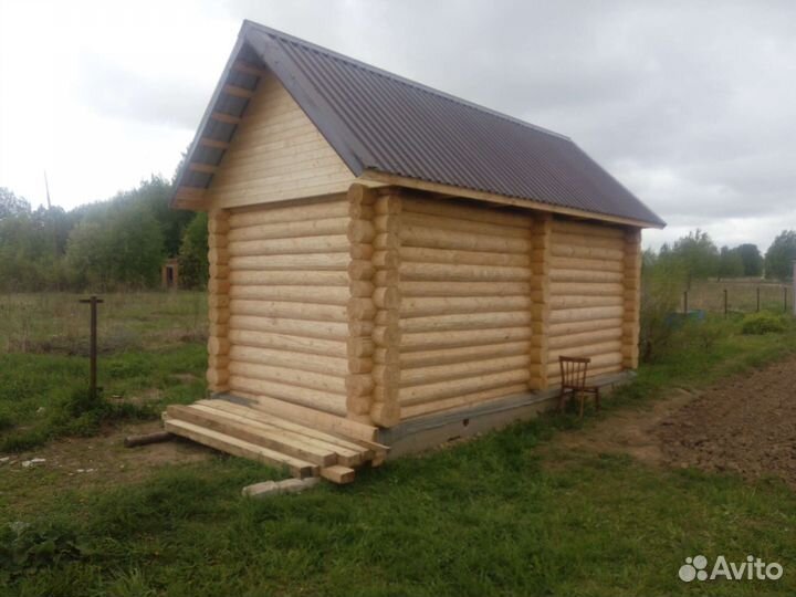 Баня рубленая 6*3