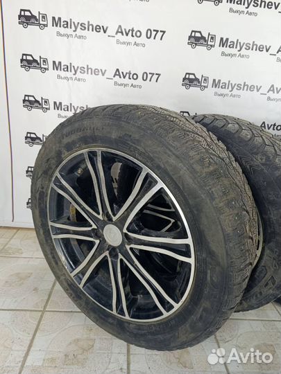 Литые диски r16 4:100 +резина