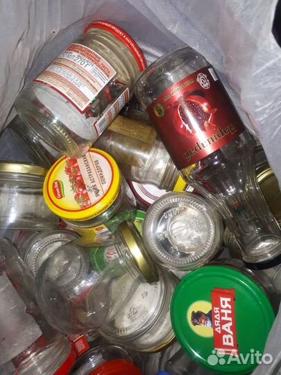 Банки стеклянные пакетом