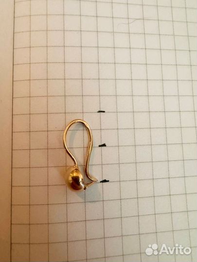 Золотые серьги