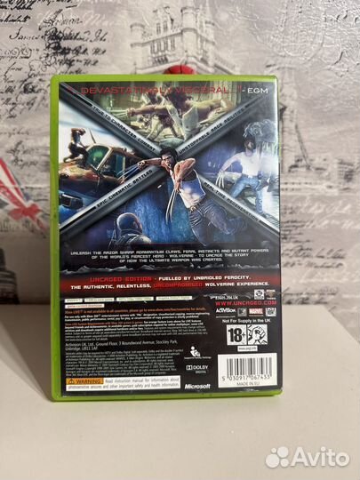 X-man Origins Wolverine Xbox 360