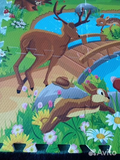 Коврик-пазл 90*90