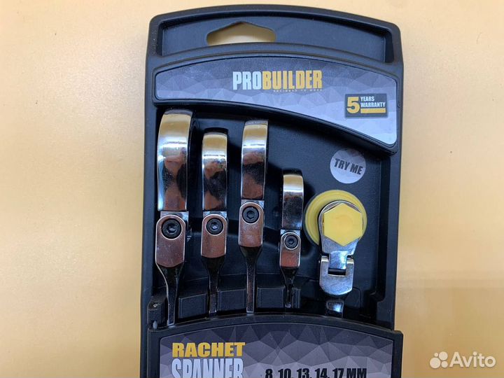 Набор трещоточных ключей probuilder