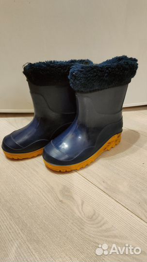 Резиновые детские сапоги 18р бу