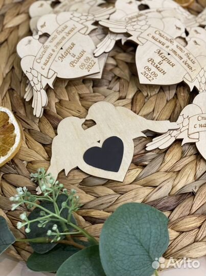 Магниты сувенирные на свадьбу