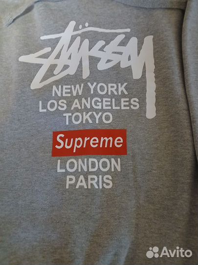 Худи Stussy x Supreme