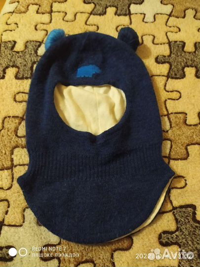 Шапка шлем 48