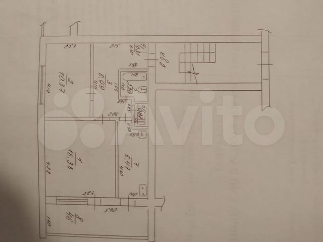 2-к. квартира, 43,6 м², 1/3 эт.