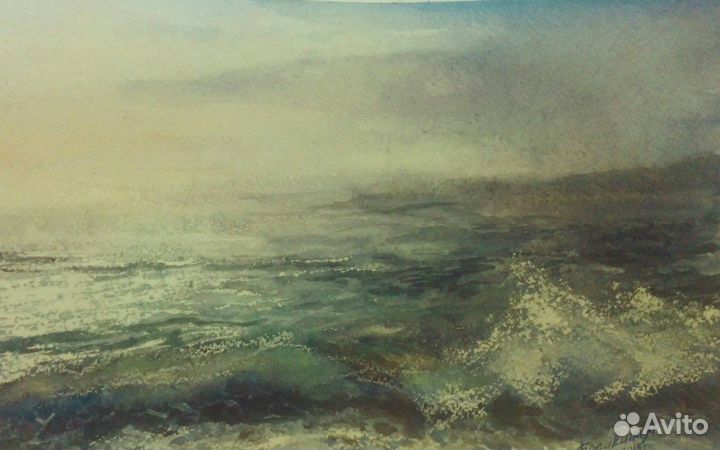 Картина. Пейзаж акварелью