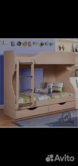 Двухъярусная кровать для детей