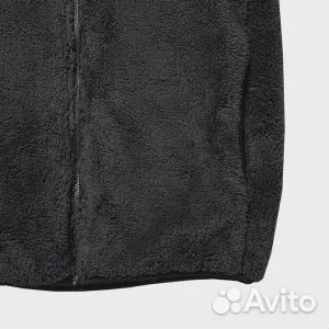 Куртка Uniqlo Fluffy Fleece, темно-серый
