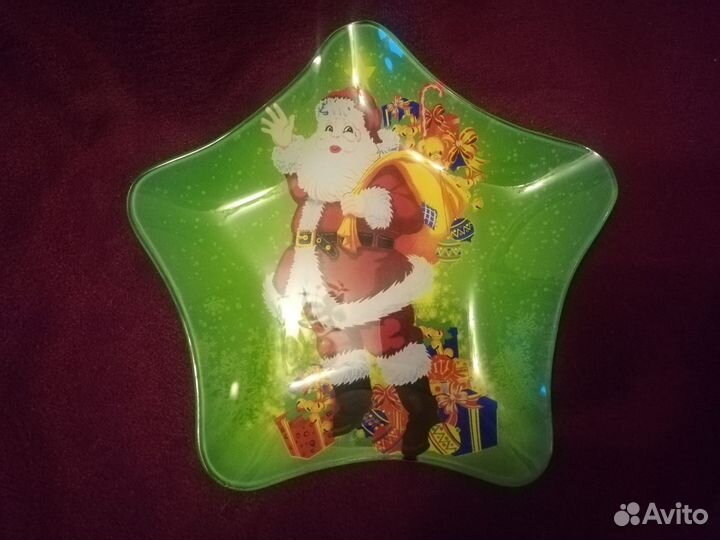 Новогодняя тарелка