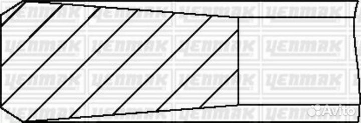 Yenmak 91-09777-050 Кольца двс поршневые (к-т на 1