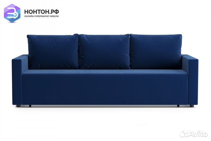 Диван еврокнижка Виена синий