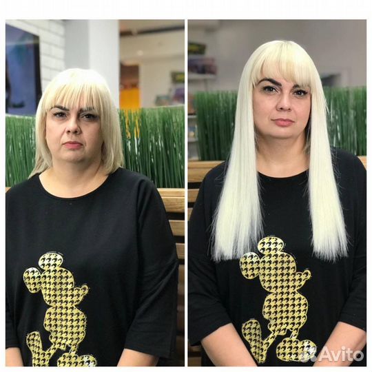 Наращивание волос. Рассрочка. Плати частями