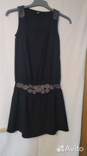 Платье женское (42 44) черное вечернее