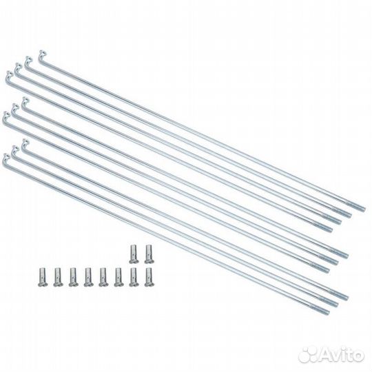 Спица с ниппелем 298мм (нержав)