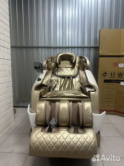 Массажное кресло Domtwo золотое