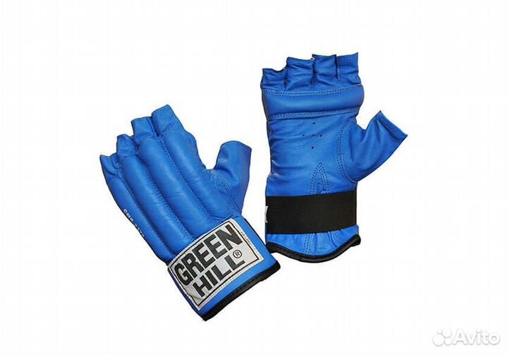 Снарядные перчатки Green Hill royal, на резинке