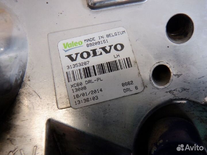 1115149 volvo XC60 фонарь дневного ходового света