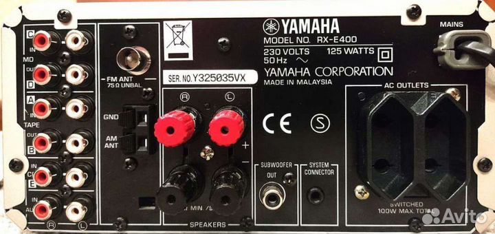 Музыкальный центр yamaha RX-E400 и CDX-E400
