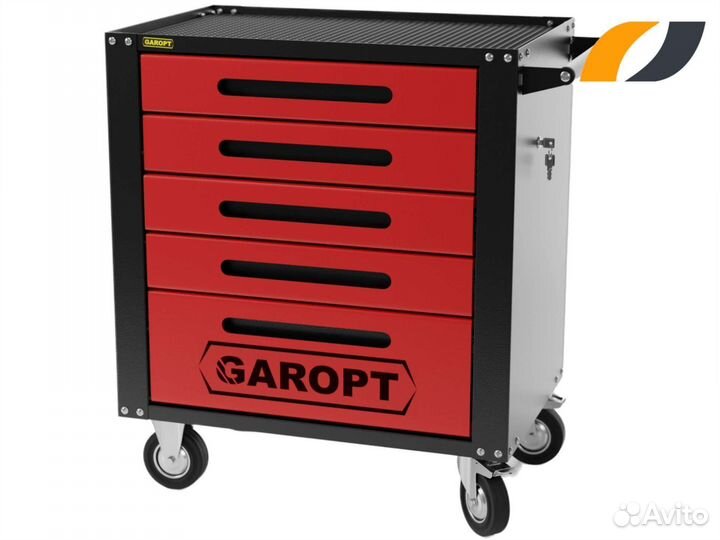 Garopt тележка с пятью ящиками и замком