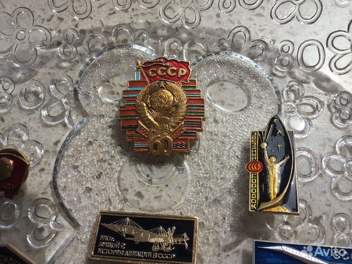 Значки СССР Космос История Авиации Самолеты Новые