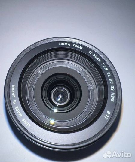 Объектив Sigma 17-50 f2.8 для Canon