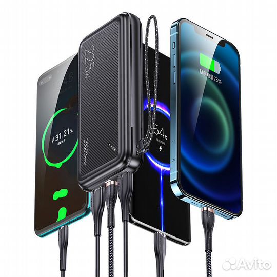 Внешний аккумулятор Usams US-CD168 20000mAh черный