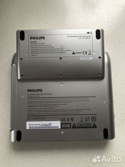 Портативный DVD проигрыватель Philips