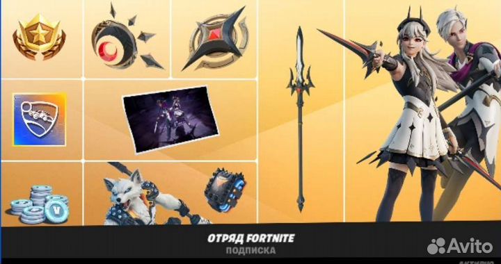 Отряд Fortnite crew подписка