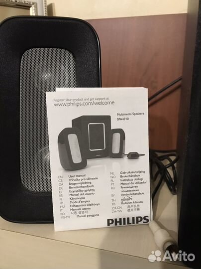 Колонки для компьютера с сабвуфером philips