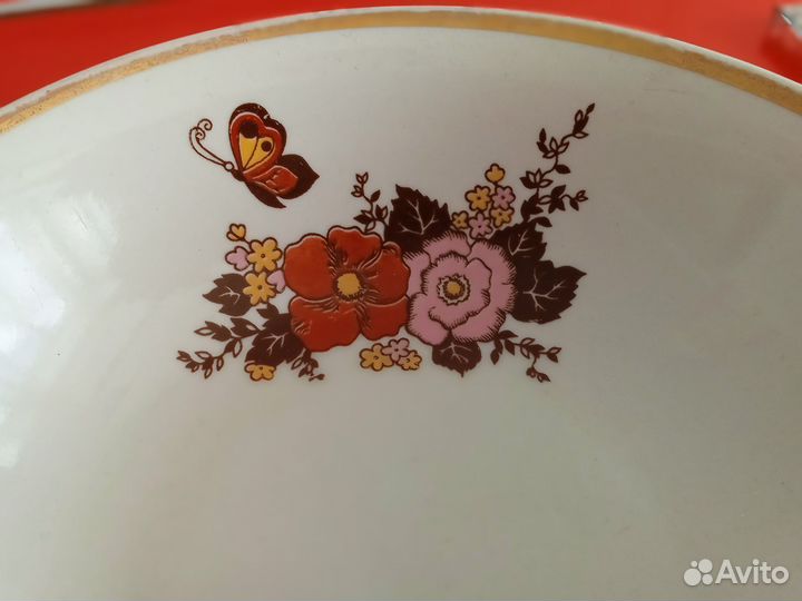 Тарелки, Блюдо, Столовый сервиз СССР, остатки