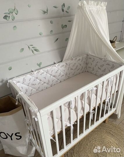 Бортики в кроватку для новорожденных плед одеялко