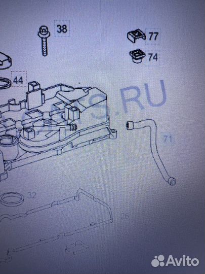 Патрубок вентиляции М271