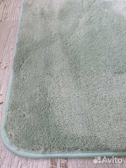 Коврик для ванной комнаты зеленый 60/100